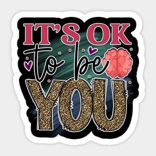 Mind Matters: Spread Positivity and Self-Care Awareness Sticker